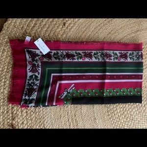 Vera Bradley Bordeaux Blooms Scarf, NWT